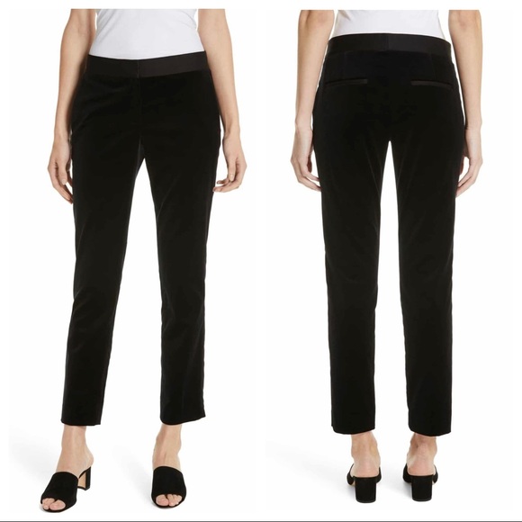 Theory Stretch Cotton Velvet Trousers - Picture 1 of 3